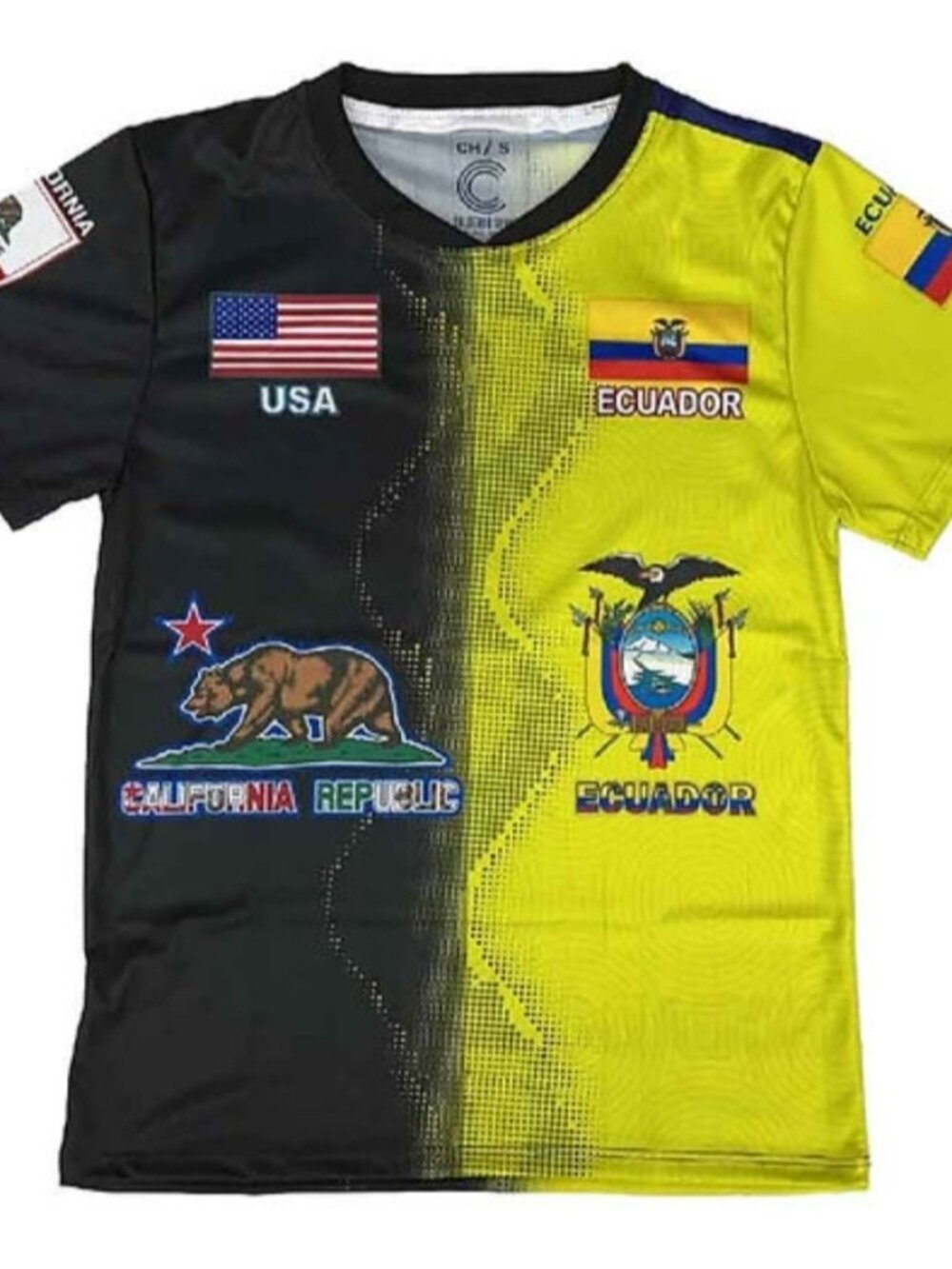 California, USA 🇺🇸  / Ecuador 🇪🇨 Unisex Jersey